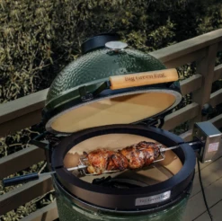 Big Green Egg Rotisserie BBQ Spit -Keuken BBQ Winkel big green egg rotisserie bbq spit 4