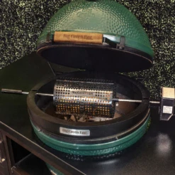 Big Green Egg Rotisserie BBQ Spit -Keuken BBQ Winkel big green egg rotisserie bbq spit 6