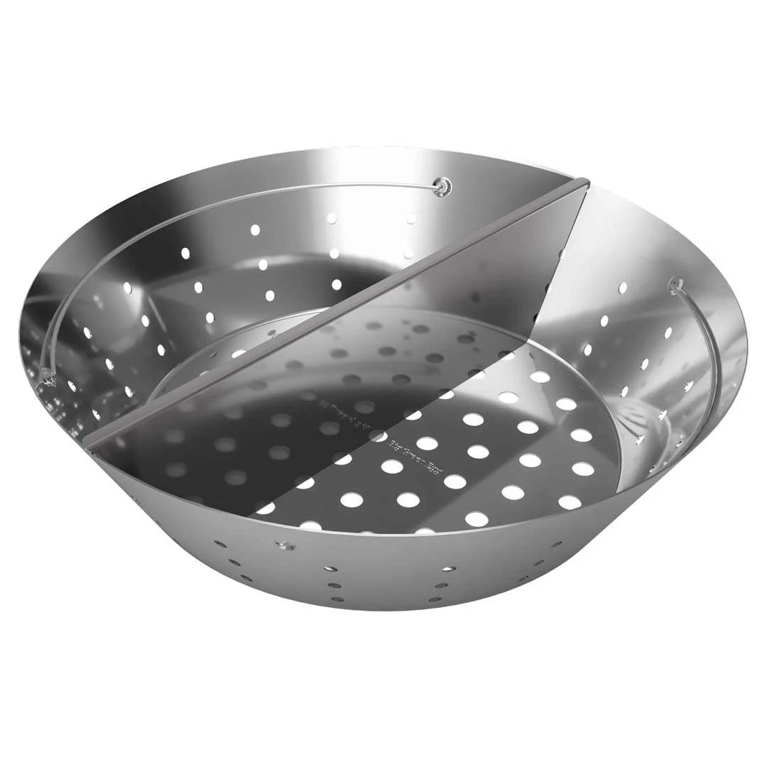 Big Green Egg Stainless Steel Fire Bowls (kolenmand) 2 Big Green Egg Stainless Steel Fire Bowls (kolenmand) - Afbeelding 2