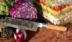 Forged Olive Hakmes 17cm -Keuken BBQ Winkel forged olive hakmes 17cm 2