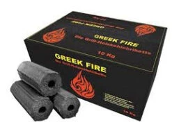 Keuken BBQ Winkel 57 Greek Fire Houtskool Briketten 10 Kg