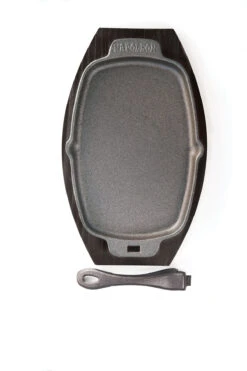 Napoleon Gietijzeren Pan Met Bamboe Onderzetter