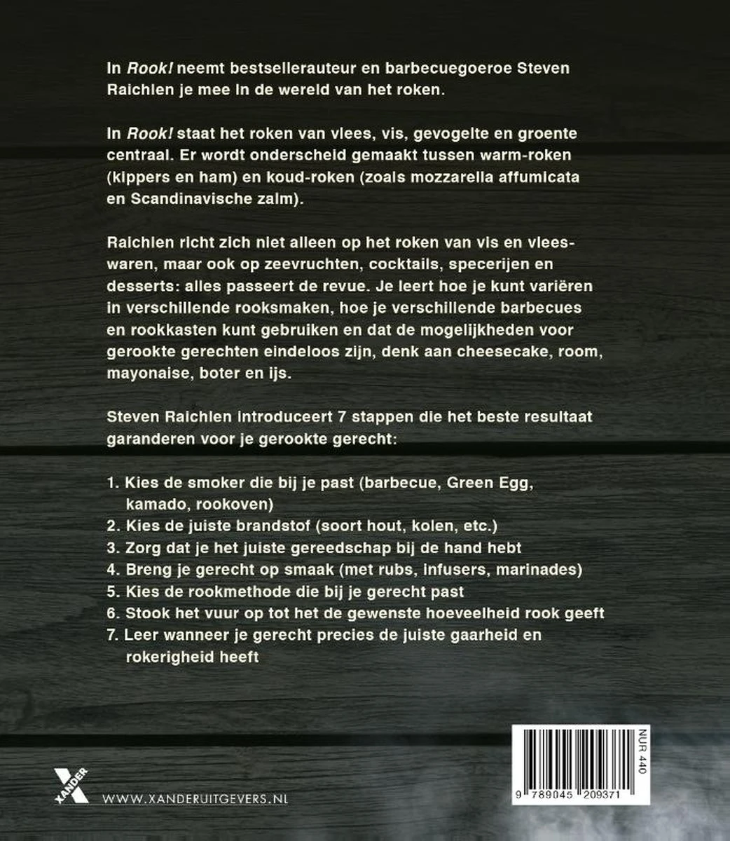 Steven Raichlen Rook! Culinair Roken Op De BBQ En Andere Rookkasten 2 Steven Raichlen Rook! Culinair Roken Op De BBQ En Andere Rookkasten - Afbeelding 2