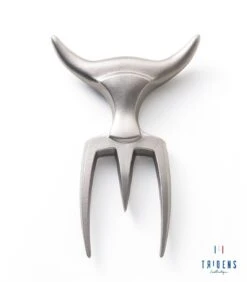Tridens Brushed Fork In Stainless Steel Holder -Keuken BBQ Winkel tridens brushed fork in stainless steel holder 2