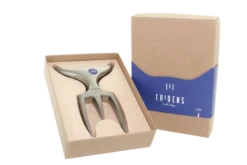 Tridens Raw Brushed Fork In Beechwood Base -Keuken BBQ Winkel tridens raw brushed fork in beechwood base